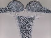 Conjunto Tanga Estampado em Microfibra