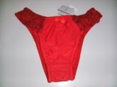 Calcinha Básica em Lycra com Renda